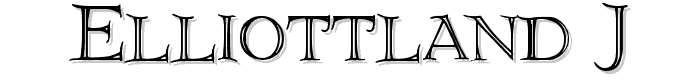 Elliottland J font